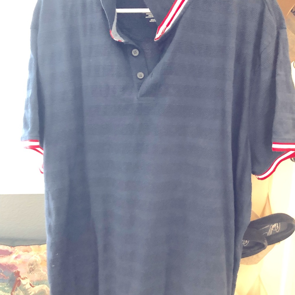 Navy blue polo shirt Size XL
